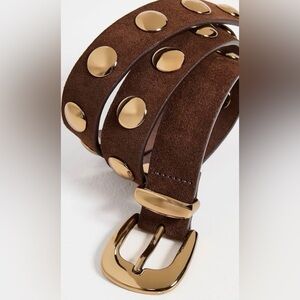 House of Harlow women's suede
Belt brown with gold